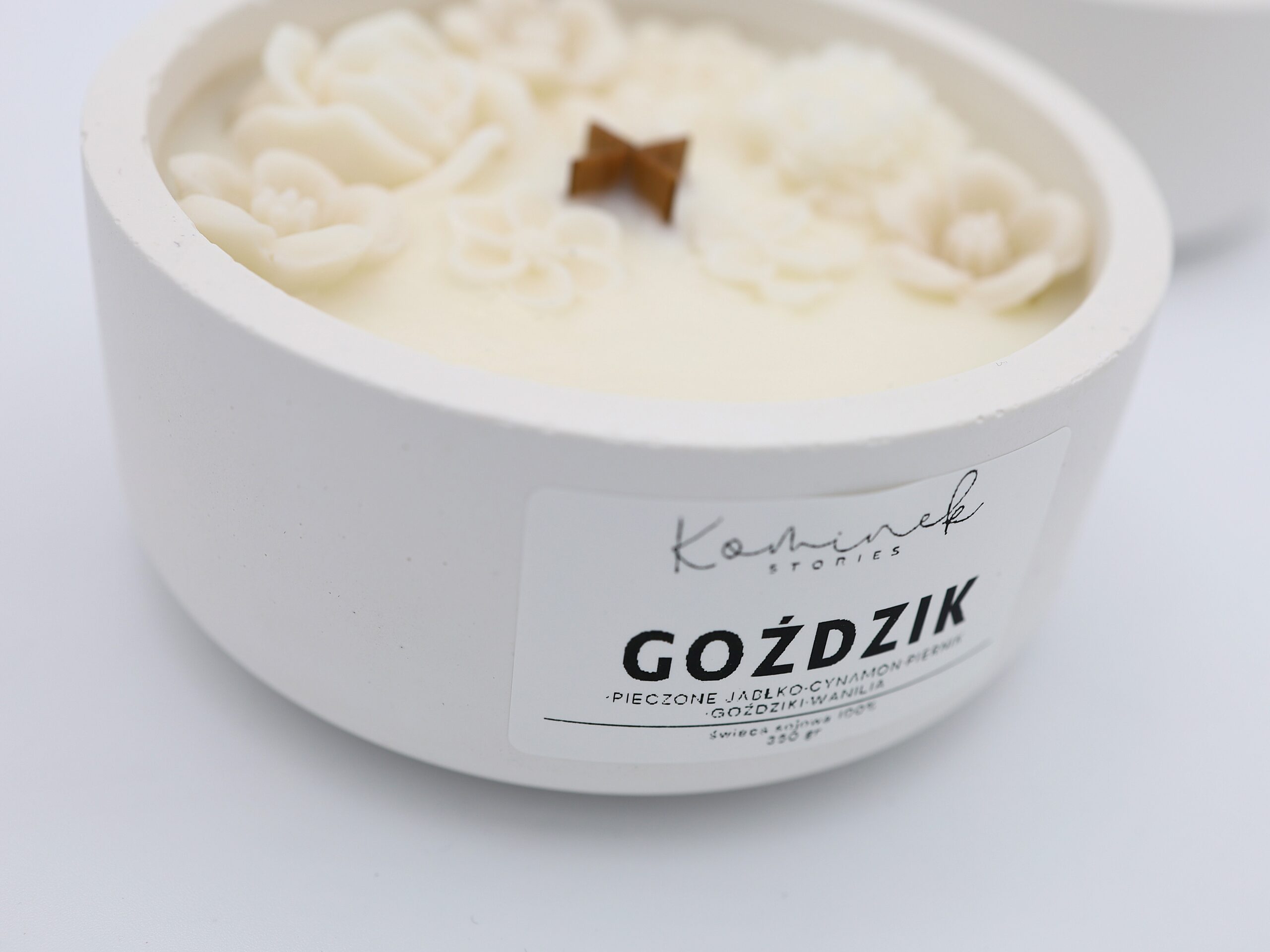 ŚWIECA SOJOWA PREZENT GOŹDZIK 350g